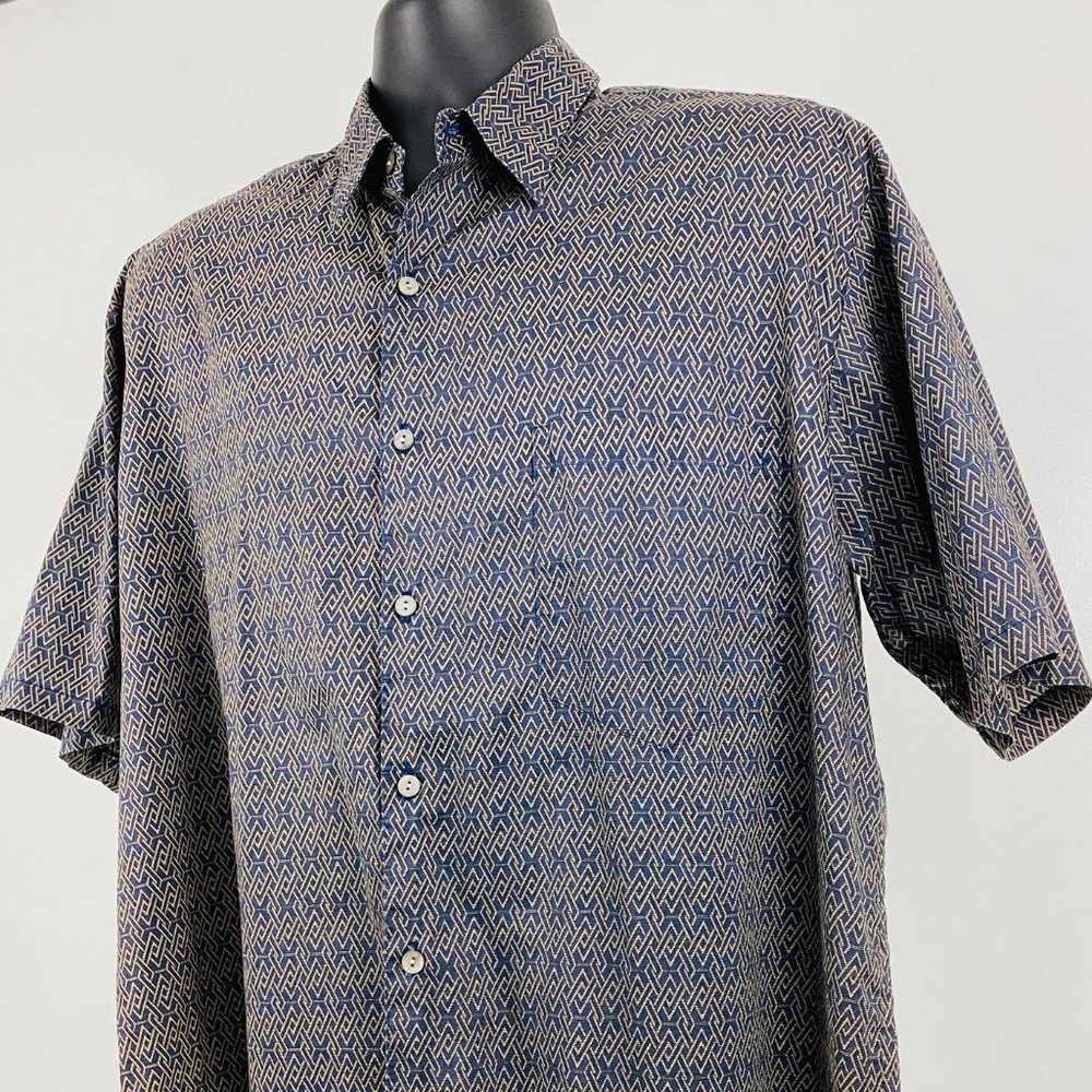 TORI RICHARD Men's Large Button Down - Made In USA